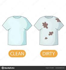 80 comparison dirty clean vector images