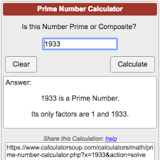 Prime Number Calculator