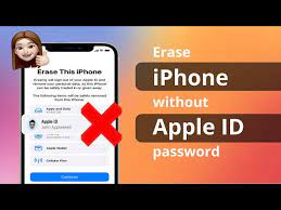 how to erase iphone without apple id