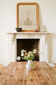 White Painted Brick Fireplace