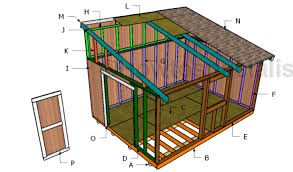 12x16 Lean To Shed Roof Plans