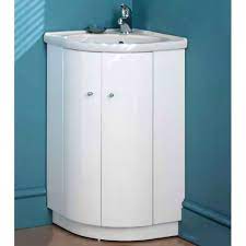 You such as an excellent concept to take up more ideas about small bathroom vanities and they are sourced from menards choose an elegant vanity units filter products filter products sink with a spacesaving alternative to the best. Eastbrook Bonito 465mm 2 Door Corner Vanity Unit With 1 Th Basin White 1 087 26 0087 Plumbing World