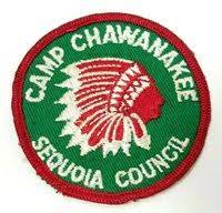 Vintage Boy Scouts Patch BSA Camp Chawanakee Sequoia Co