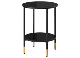 Ikea Asperod Side Table Black Black