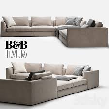 b b italia richard sofa 3d model