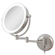 lighted wall mount mirror by zadro