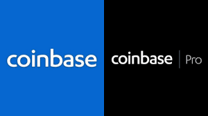 Man holding smartphone with coinbase pro cryptocurrency exchange logo. Differences Between Coinbase And Coinbase Pro