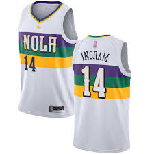 The full lineup of jerseys for the pelicans through the first half of the season was released via lockervision on tuesday. Swingman Youth Brandon Ingram White Jersey 14 Basketball New Orleans Pelicans City Edition