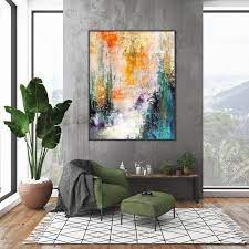 Colourful Acrylic Abstract Painting