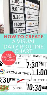 How To Create A Visual Daily Routine Chart The Systems