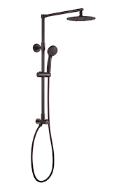 Get free shipping on qualified oil rubbed bronze handheld shower heads or buy online pick up in store today in the bath department. Polaris 3 Retrofit Rain Shower Set With Handheld Shower Extension Fennocasa