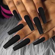 nails matte acrylic nails