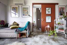 houzz tour 2 room hdb flat is arty and