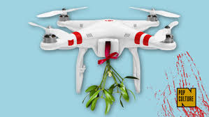 tgi friday s mistletoe drone casually