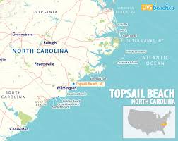map of topsail beach north carolina