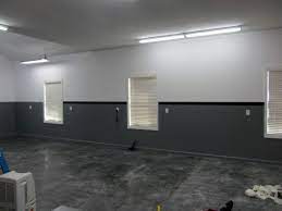 Grey And Black Garage Wall Paint Colors