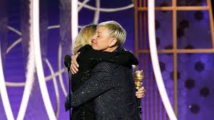 The emmy winner is famously private, giving few details about her personal life and even abbott sat next to mckinnon in the audience, and when the snl star won the award for best supporting actress in a comedy series, she and abbott. 2019 Golden Globes Kate Mckinnon Delivers Emotional Introduction For Ellen Degeneres Sbs Pride