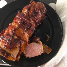 bacon wrapped pork tenderloin air
