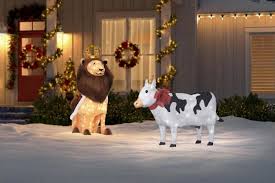 Need more inspiration for christmas decor? Buy A Light Up Christmas Cow Decoration At Home Depot Simplemost