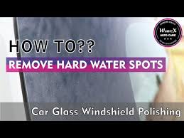 Glass Hard Water Marks Spots Remover