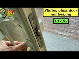 sliding patio glass door not locking