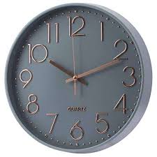 Wall Clock Battery Operated Silent Non