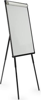 Adjustable Dry Erase Board For Floor Magnetic W Flip Chart Clips Tray Black