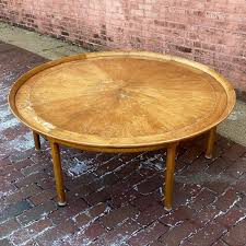 Huge Round Coffee Table With Sunburst