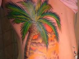 Palm tree & wave tattoo | palm tree tattoo ankle, tree. 150 Tattoo Ideas For Beach Lovers Body Art Guru