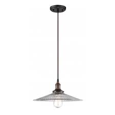 Nuvo 100w Vintage Pendant Light Fixture W Ribbed Glass Rustic Bronze Nuvo 60 5516 Homelectrical Com