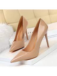 Lacyhop Women Walking Fashion Dress Shoes Comfort Stiletto Lightweight  Pointed Toe Wedding Shoe Nude Color 10.5cm 8 - Walmart.com