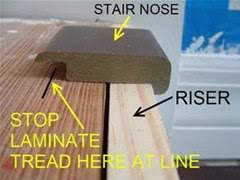 install laminate flooring on stairs