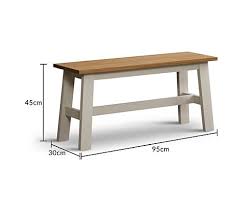 Kendal Small Solid Oak And Cream