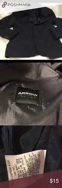 Arrow Dark Navy Blazer Suit Coat Jacket Boys Good Used