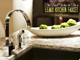fix a kitchen leaky faucet