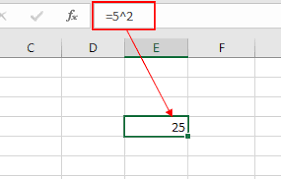 how to use the exp function in excel