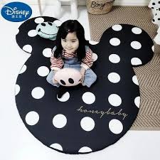 black and white mickey minnie mouse rug