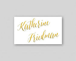 Printable Place Cards Gold Download Them Or Print