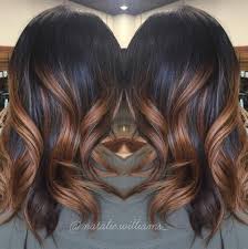 Want to create interest and texture to your tresses, get an asymmetrical layered haircut and incorporate the caramel highlights to you light brown hair, you will get the tantalizing results. 50 Stylish Highlighted Hairstyles For Black Hair 2017