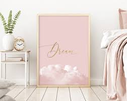 pink and gold decor