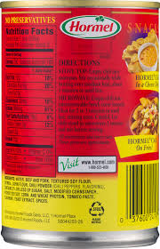 hormel chili without beans a high
