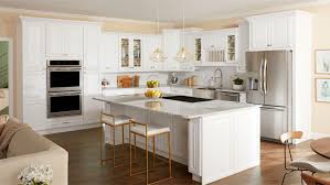 We do all stages of painting kitchen cabinets, we can even paint the finished cabinets you already. Aspen White Collection Cabinets To Go