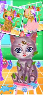 pet cat makeup salon game on the