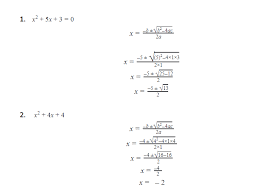 Number Of Solutions In A Quadratic Equation