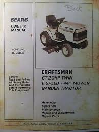 Sears Craftsman 20hp 44 6 Sp Lawn