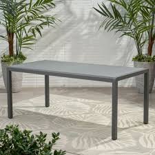 Cherie Outdoor Aluminum Dining Table