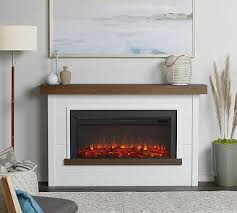Alessio Electric Fireplace Pottery Barn