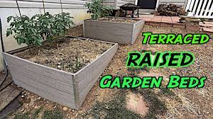 how i made terraced raised garden beds