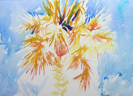 Charleston Palm Tree Watercolor