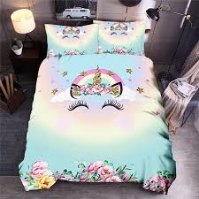single bed unicorn quilt cover off 52